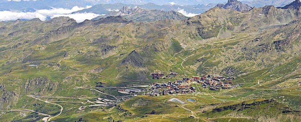 Val Thorens 2300m, plus haute station d'Europe