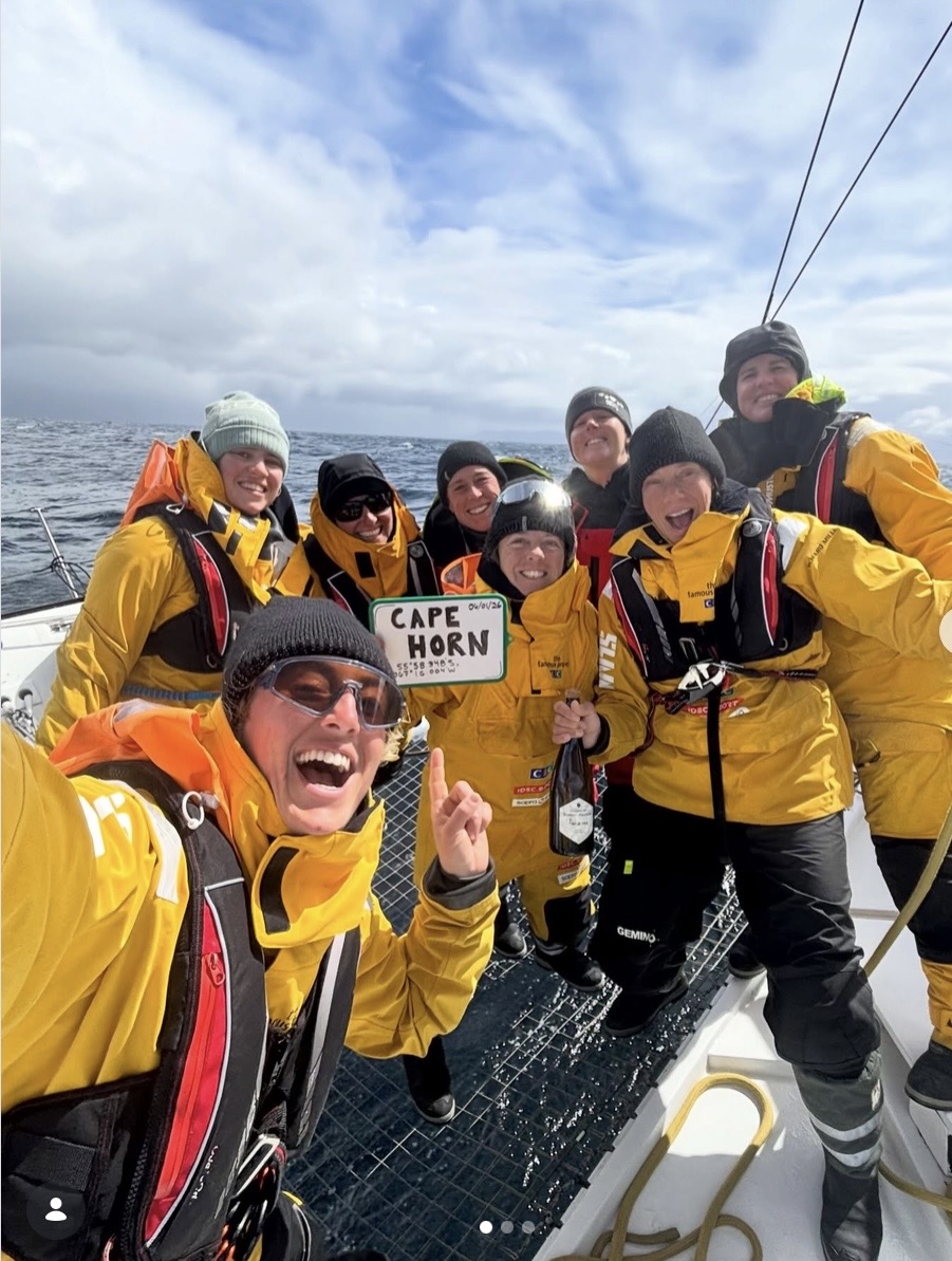 Passage du Cap Horn par l’équipage féminin The Famous Project lors du Trophée Jules Verne