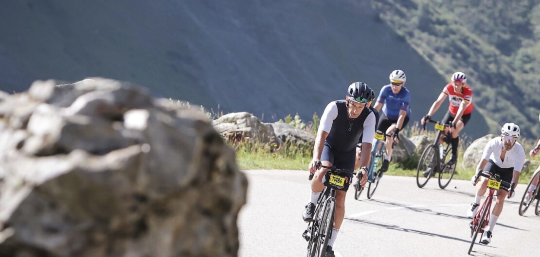 Jean-Marie dans un col lors de l’Étape du Tour 2026