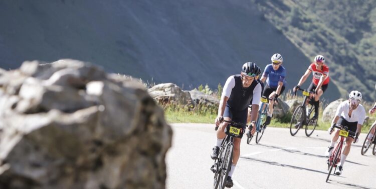 Jean-Marie dans un col lors de l’Étape du Tour 2026